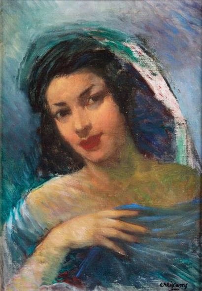 Pedro CREIXAMS - 1893-1965

LA JEUNE GITANE
Huile...