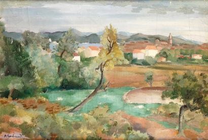 Abel GERBAUD - 1888-1954

LA BASTIDE À SAINT-TROPEZ
Huile...