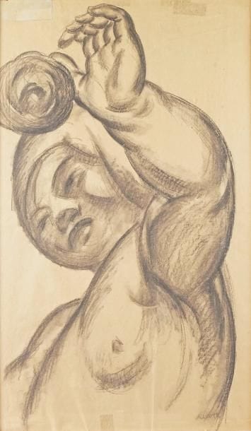 André LHOTE - 1885-1962

LA PARTIE DE BALLON
Fusain...