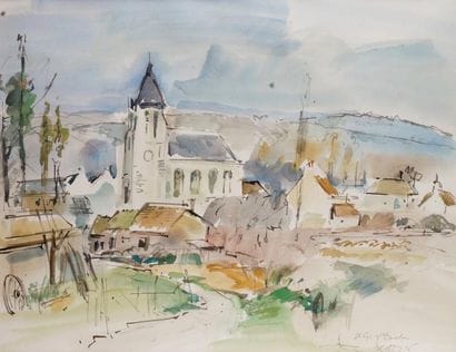 Roger BERTIN - 1915-2003

LE VILLAGE ET L'ÉGLISE...