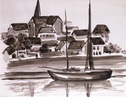Roger LIMOUSE - 1894-1989

LE PETIT VOILIER
Encre...