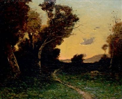 Henri Joseph HARPIGNIES - 1819-1916
CRÉPUSCULE...