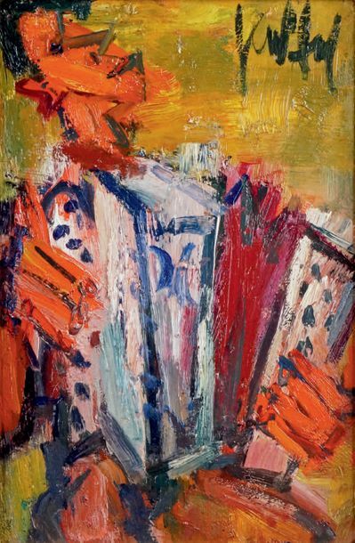 GEN-PAUL - 1895-1975
L'ACCORDÉONISTE
Huile...