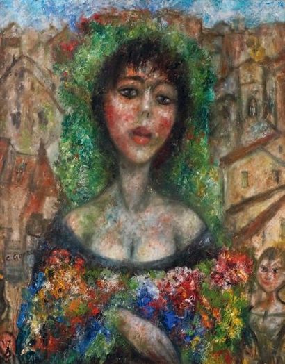 Édouard GOERG - 1893-1969
LA VILLE FLEURIE,...