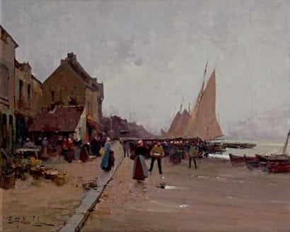 Eugène GALIEN-LALOUE - 1854-1941
MARCHÉ AUX...