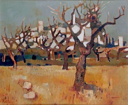Guy CHARON - né en 1927
PAYSAGE DE PROVENCE...