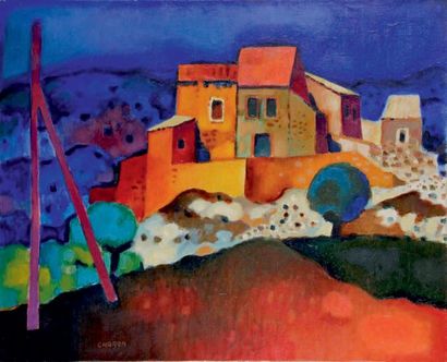 Guy CHARON - né en 1927
LE MAS DE PROVENCE
Huile...