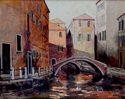 Alain FOURNIER - 1931-1983
CANAL À VENISE
Huile...