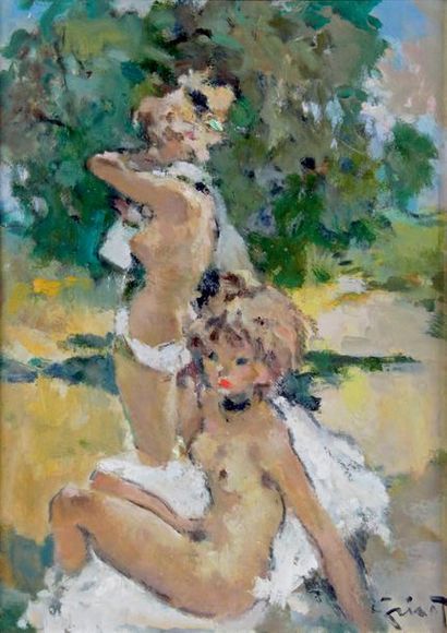 Pierre GRISOT - 1911-1995
BAIN DE SOLEIL...