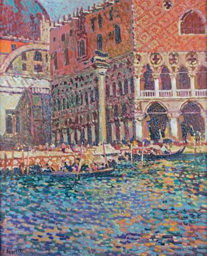 Eugène BEGARAT - né en 1943
VENISE, LE PALAIS...