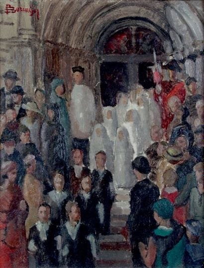 Philippe Georges BERMYN - 1905-1972
LES COMMUNIANTS...