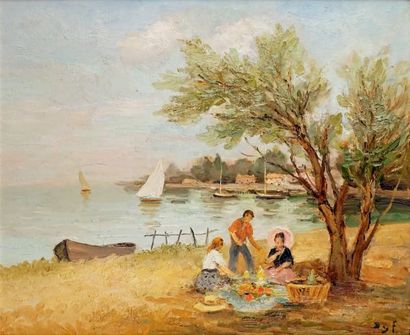 Marcel DYF - 1899-1985
PIQUE-NIQUE DANS LE...