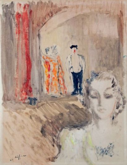 Charles KIFFER - 1902-1992
LE CIRQUE
Huile...