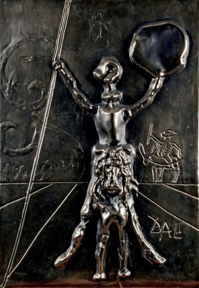 Salvador DALI - 1904-1989
DON QUICHOTTE
Haut-relief...
