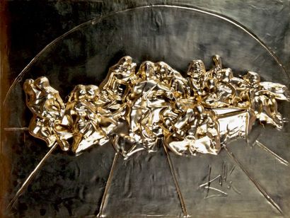 Salvador DALI - 1904-1989
LA CÈNE
Haut-relief...