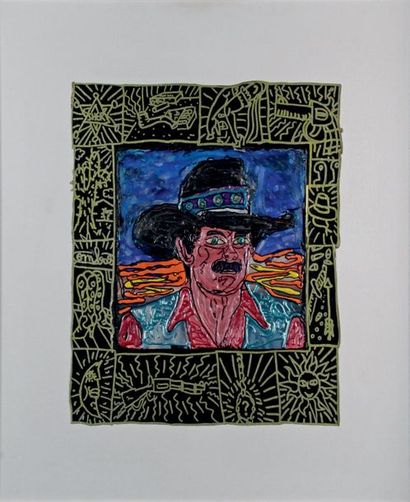 Robert COMBAS - né en 1957
LE COW-BOY
Acrylique...