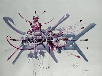 Georges MATHIEU - 1921-2012
COMPOSITION POUR...