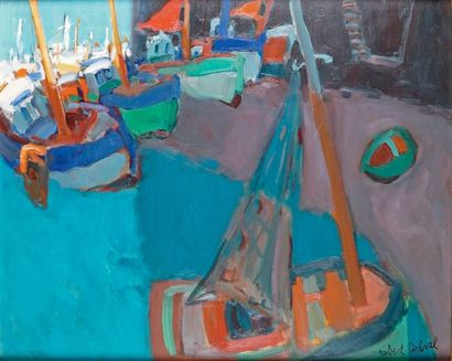 Robert DELVAL - né en 1934
OMBRE ET MARÉE...