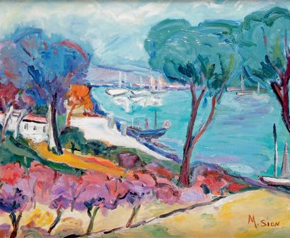 Marie SION - 1956
LA CRIQUE
Huile sur toile...