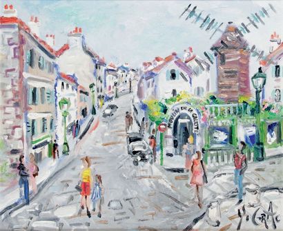 Yvon GRAC - 1945
MONTMARTRE, LE MOULIN DE...