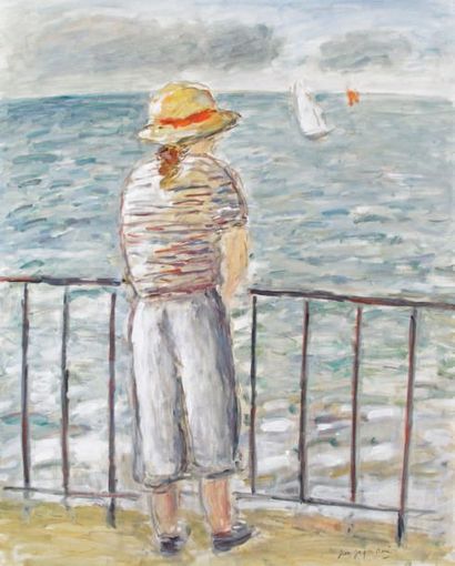 Jean-Jacques RENE - né en 1943
FEMME DEVANT...