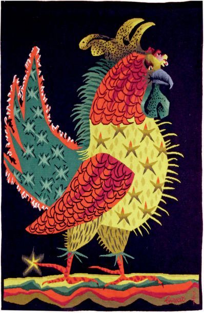Jean LURÇAT - 1892-1966
PETIT COQ
Tapisserie...