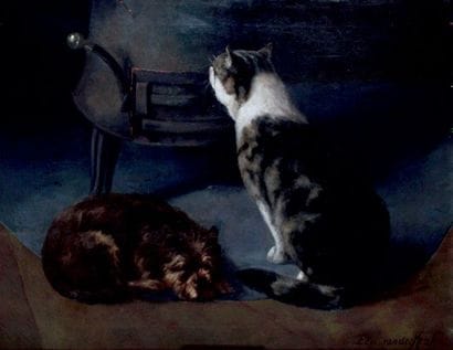 Edmond van der MEULEN - 1841-1905
CHIEN ET...