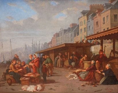 Alexandre DUBOURG - 1825-1891
HONFLEUR, LE...