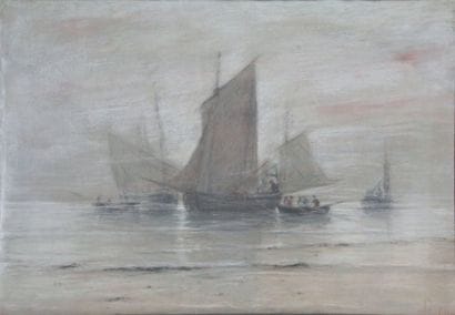 Ludovic Napoléon LEPIC - 1839-1889
LES PÊCHEURS...