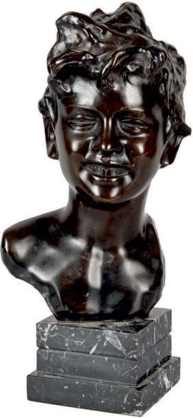 Vincenzo CINQUE - 1852-1929
LE RIEUR
Bronze...