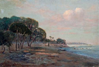 Henry MALFROY - 1895-1944
CRIQUE EN MÉDITERRANÉE
Huile...