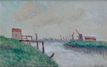 Maximilien LUCE - 1858-1941
LE TRÉPORT, 1937
Huile...
