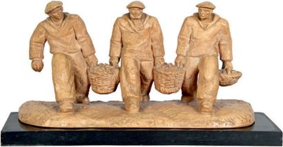 François MEHEUT - 1905-1981
LES PÊCHEURS
Groupe...