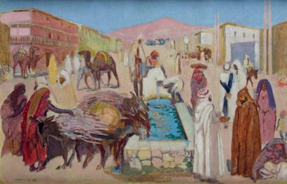 Maurice DENIS - 1870-1943
FONTAINE À BISKRA,...