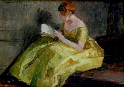 Jean-Gabriel DOMERGUE - 1889-1962
JEUNE FEMME...