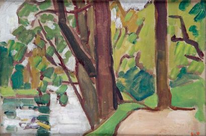 Louis VALTAT - 1869-1952
BOIS DE BOULOGNE,...