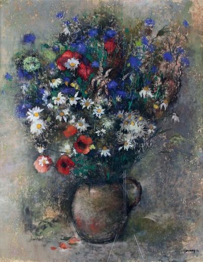 Paul-Élie GERNEZ - 1888-1948
BOUQUET DE FLEURS...