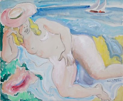 Pierre de BELAY - 1890-1947
BAIN DE SOLEIL...