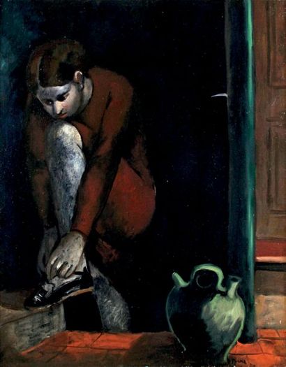 Pedro PRUNA - 1904-1977
FEMME DANS SON INTÉRIEUR,...