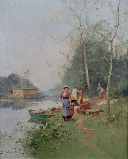 Eugène GALIEN-LALOUE - 1854-1941
LAVANDIÈRE...