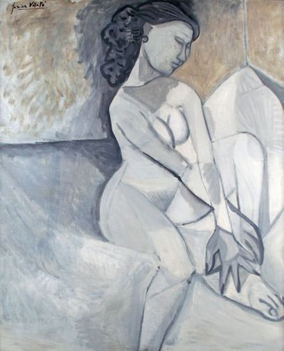 Xavier VILATO - 1916-1953
NU ASSIS, 1953
Huile...