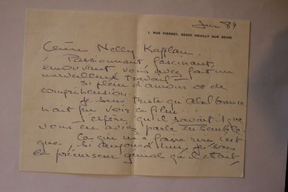 
Succession Nelly KAPLAN et Claude MAKOVSKI...