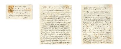 CORRESPONDANCE ROSELEUR - 17 OCTOBRE 1870...