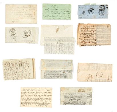 ENSEMBLE DE 11 LETTRES 28 SEPTEMBRE 1870...