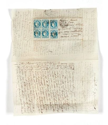 BOULE DE MOULINS 20c Bordeaux type II, trois...