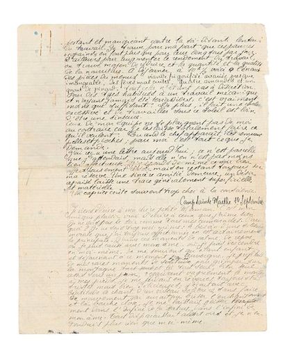 MERMOZ (Jean)

Extrait autographe de journal...