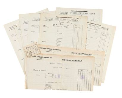 MERMOZ (Jean)

Fiches de paiement autographes...