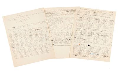 MERMOZ (Jean)

Manuscrit autographe du Rapport...