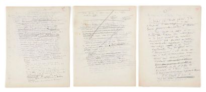 SAINT-EXUPÉRY (Antoine de)

Manuscrit autographe...