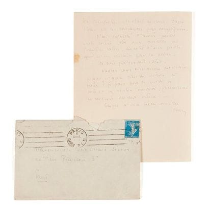 SAINT-EXUPÉRY (Antoine de)

Lettre autographe...